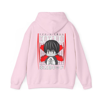 Kotaro Lives Alone Back Print Hoodie – 100% Cotton | Cozy Anime Hoodie for Fans of Kotaro’s Journey