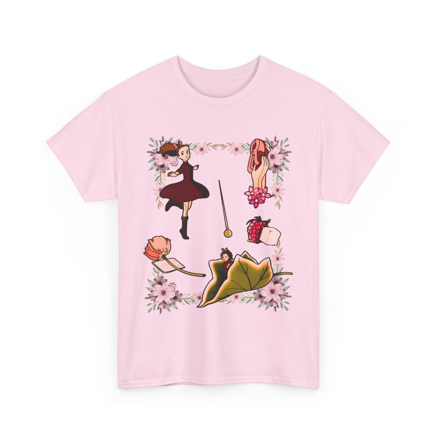 The Secret World of Arrietty T-Shirt – 100% Cotton Ghibli Anime Tee for Fans