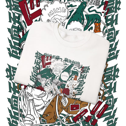 Rock Lee Naruto Anime Sweatshirt 100% Cotton