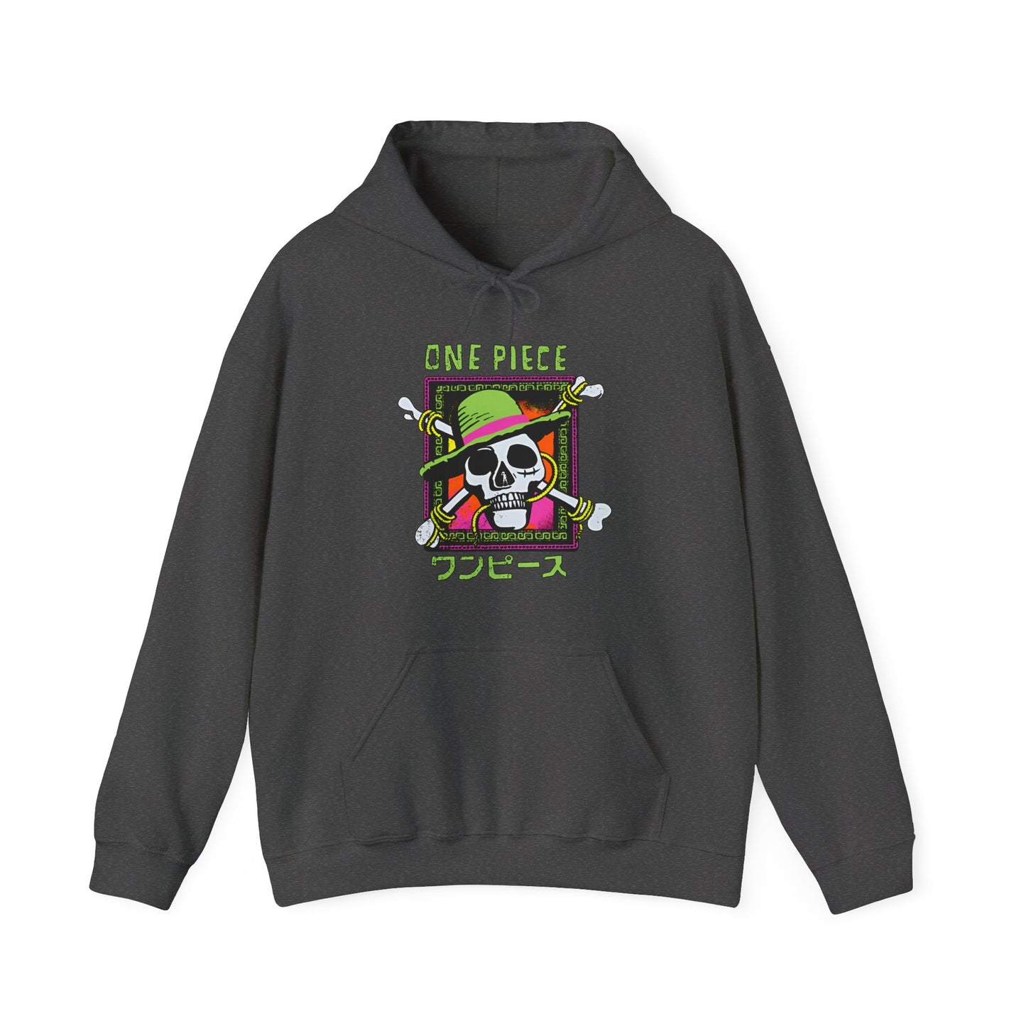 Straw Hat Pirates One Piece Hoodie – 100% Cotton Anime Pullover for True Fans