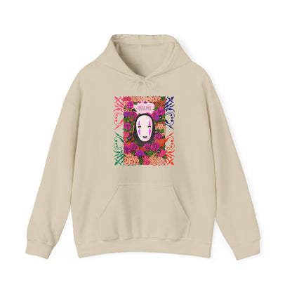 No Face Spirited Away Hoodie – 100% Cotton Gildan 18500 | Studio Ghibli Anime Hoodie