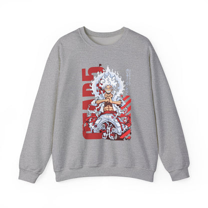 Monkey D. Luffy One Piece Sweatshirt – 100% Cotton Anime Pullover for True Fans