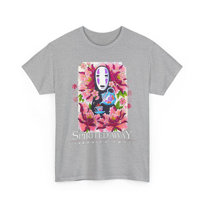 Spirited Away Tea Flowers T-Shirt | 100% Cotton Studio Ghibli Anime Tee