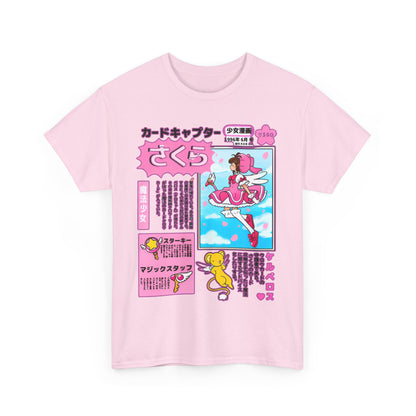 Sakura Card Captor T-Shirt – 100% Cotton Magical Girl Anime Tee for Fans