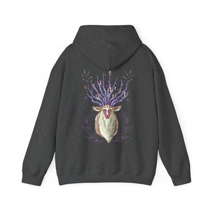 Forest Spirit Back Print Hoodie – 100% Cotton Princess Mononoke Sweatshirt | Studio Ghibli Apparel