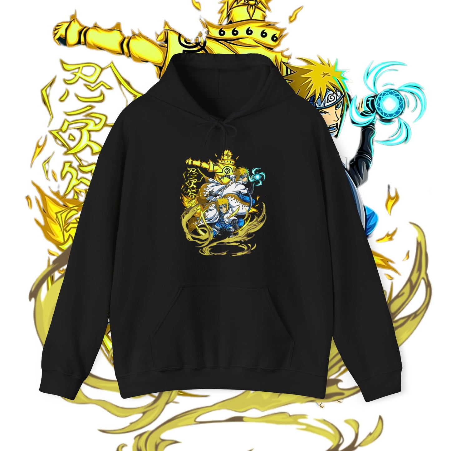 Minato Namikaze Naruto Premium Cotton Hoodie