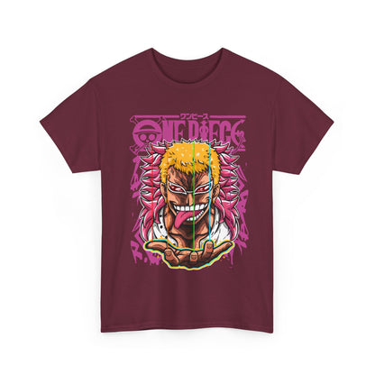 Donquixote Doflamingo T-Shirt – One Piece 100% Cotton Anime Tee for True Villain Fans