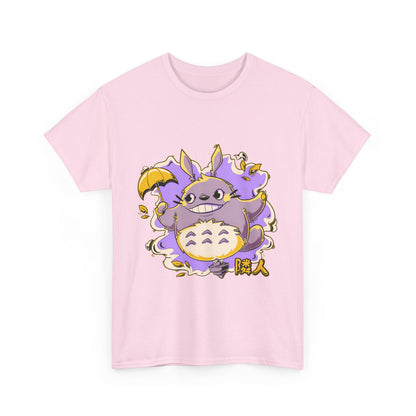 Totoro Purple Art T-Shirt 100% Cotton | Studio Ghibli Anime Tee