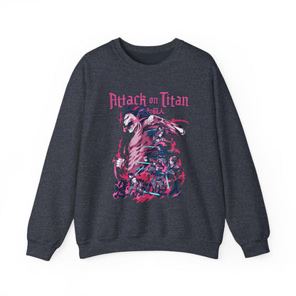 Attack on Titan Sweatshirt – 100% Cotton Pullover for Anime Fans