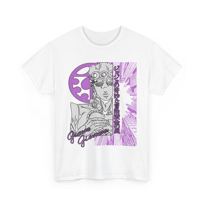Giorno Giovanna T-Shirt – 100% Cotton JoJo’s Bizarre Adventure Anime Tee for Stand Users