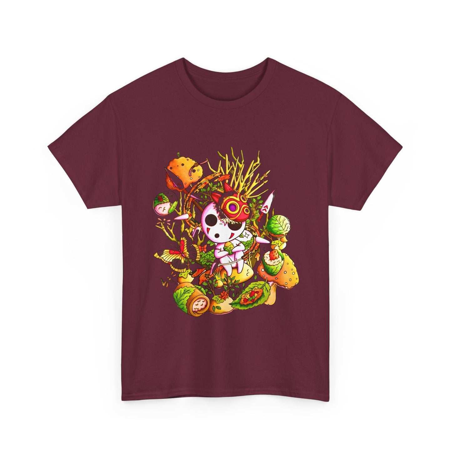 Kodama Picture Ghibli T-Shirt | 100% Cotton Princess Mononoke Anime Tee