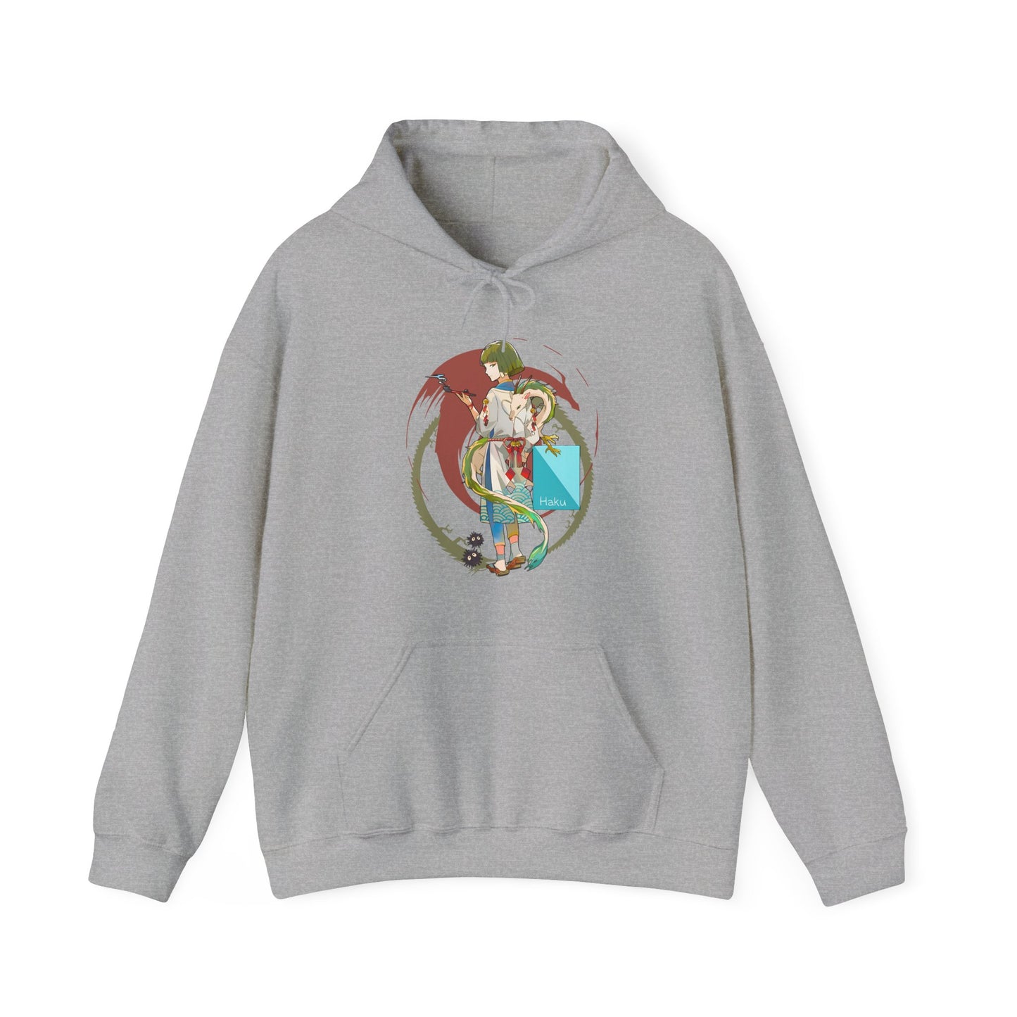 Haku Spirited Away Hoodie – 100% Cotton Studio Ghibli Hoodie for Anime and Fantasy Fans