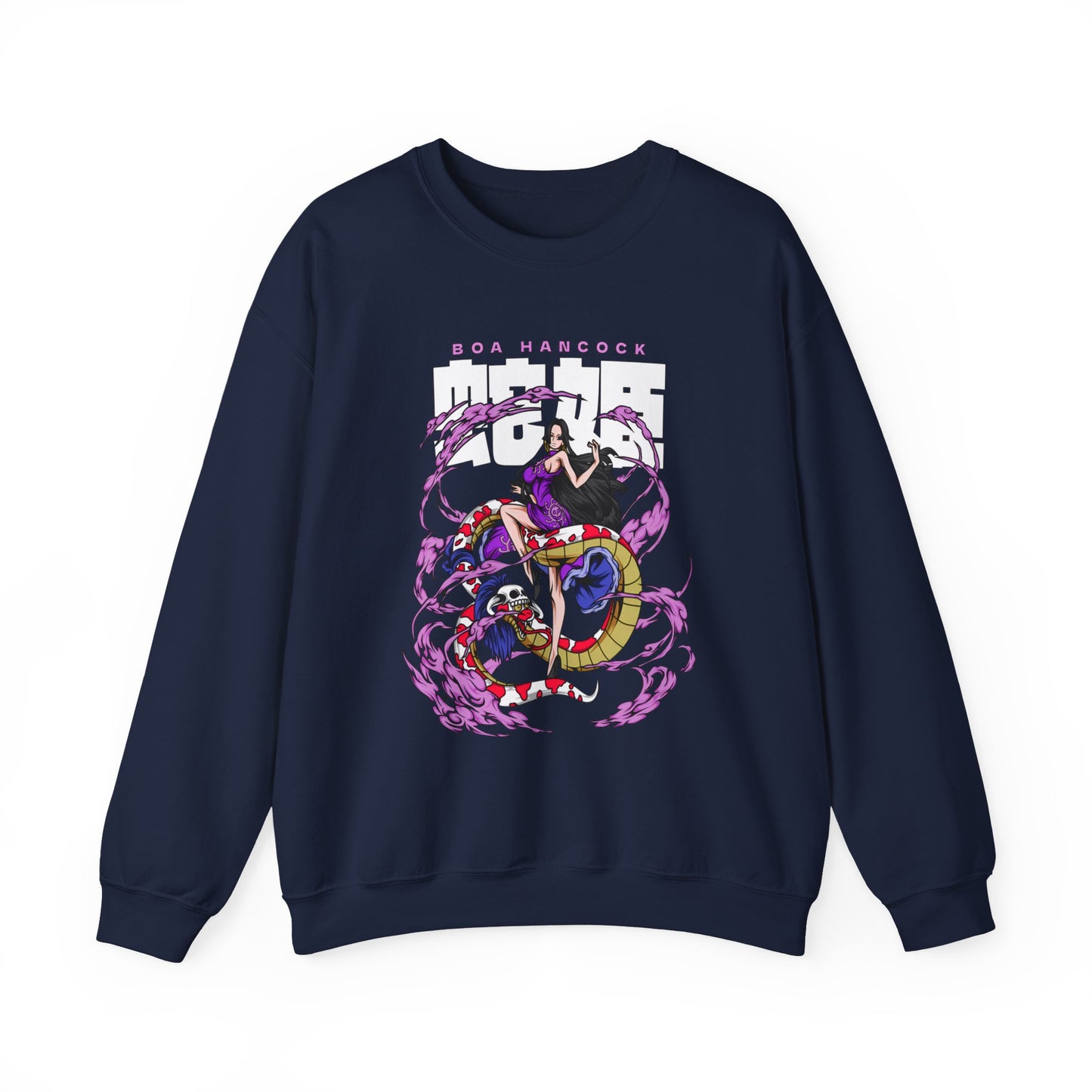 Boa Hancock Sweatshirt – 100% Cotton One Piece Anime Pullover for Fans