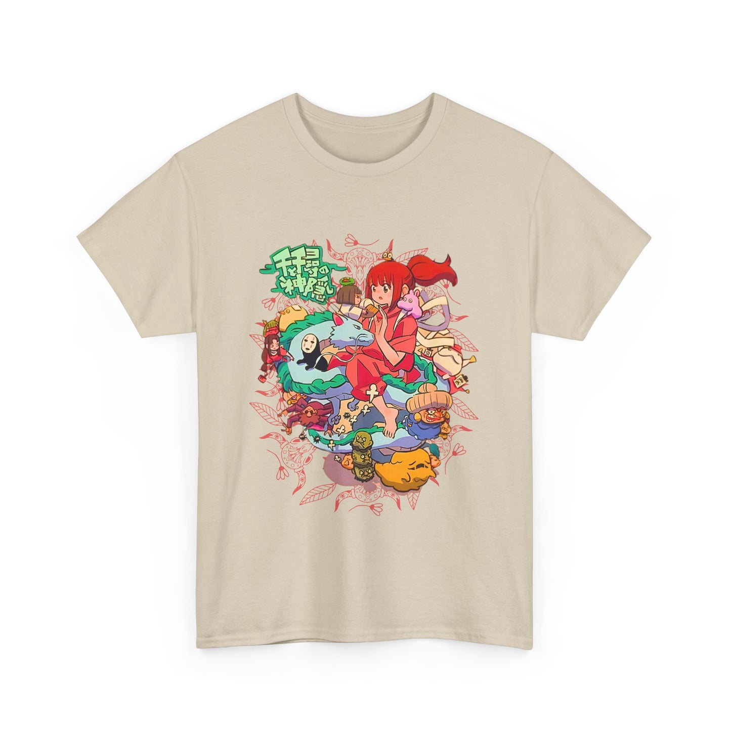 Spirited Away Characters Collage T-Shirt – 100% Cotton Studio Ghibli Anime Tee