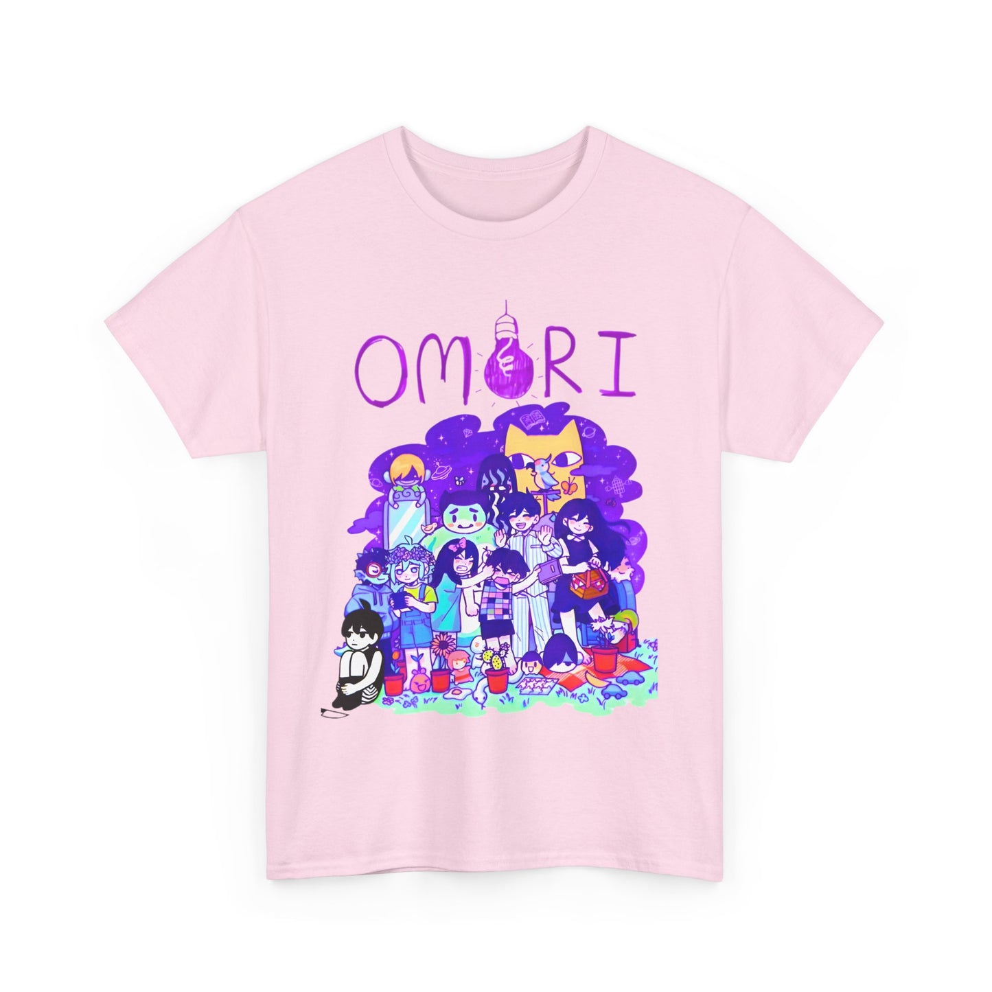 OMORI T-Shirt – 100% Cotton Indie Game Shirt Featuring OMORI Characters and Art