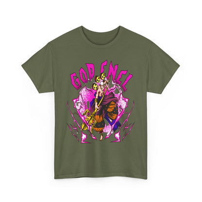 God Enel One Piece T-Shirt – 100% Cotton Anime Tee Featuring Skypiea's Thunder God