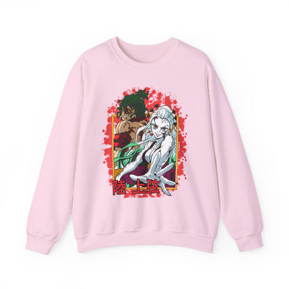 Daki Gyutaro Demon Slayer Sweatshirt – 100% Cotton Anime Pullover for Upper Moon Fans