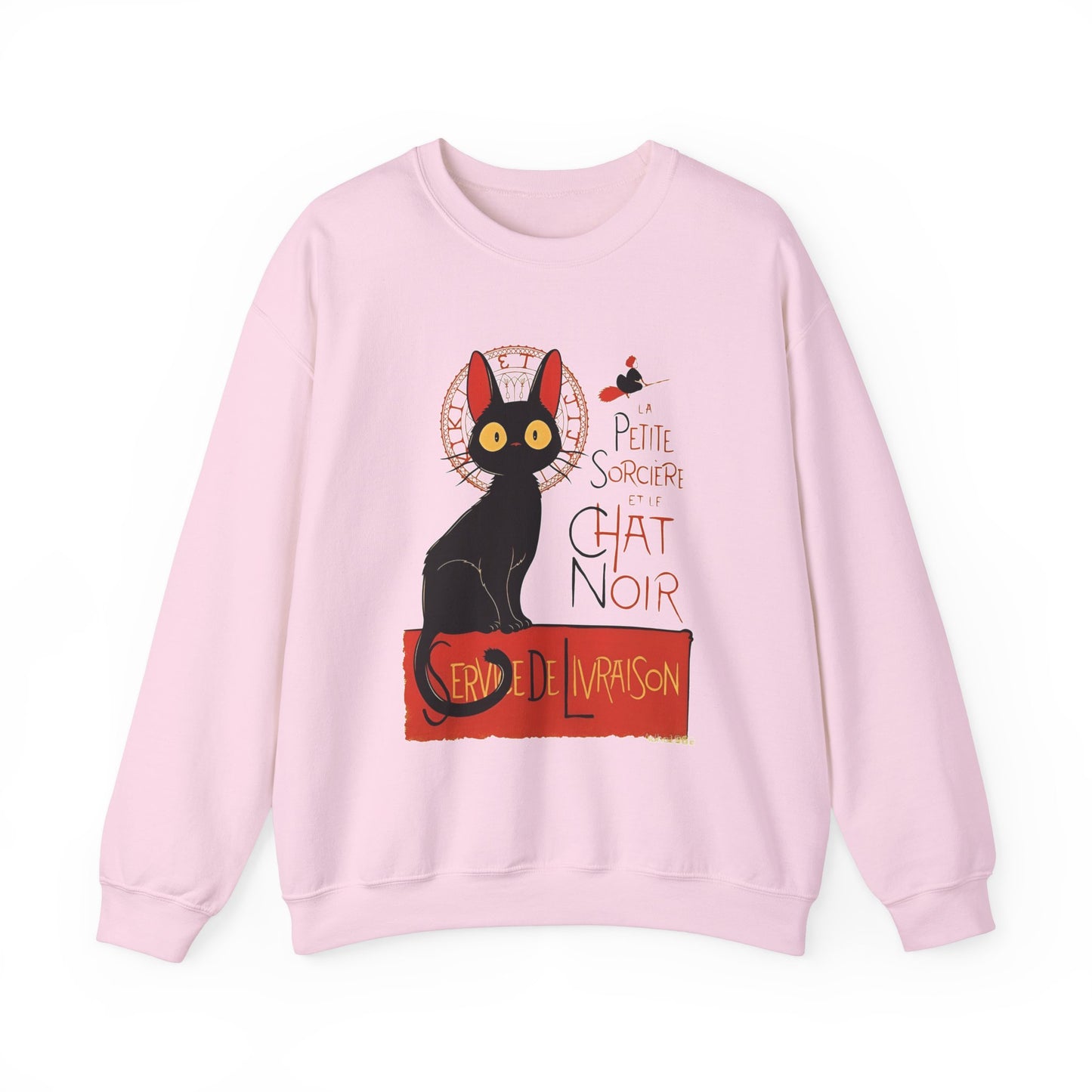 Kiki's Delivery Service Sweatshirt – 100% Cotton Studio Ghibli "Service de Livraison" Cozy Pullover