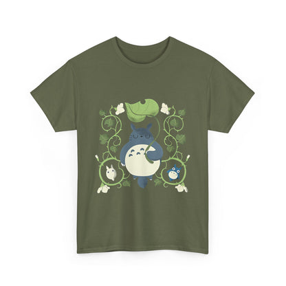 Totoro Nature Shirt – 100% Cotton Ghibli T-Shirt for Forest and Anime Lovers