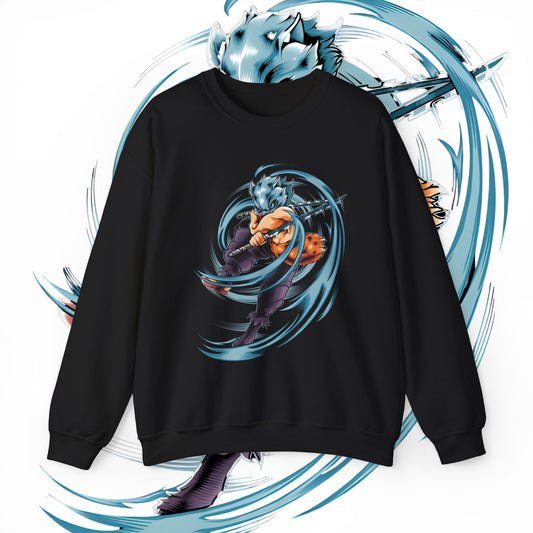 Inosuke Boar Sword Fury Sweatshirt | Demon Slayer | 100% Cotton Anime Sweater
