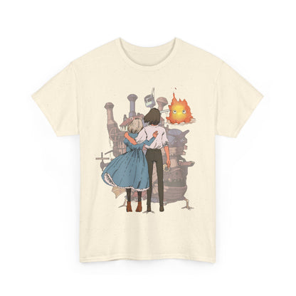 Howl's Moving Castle Love T-Shirt – 100% Cotton Studio Ghibli Anime Tee