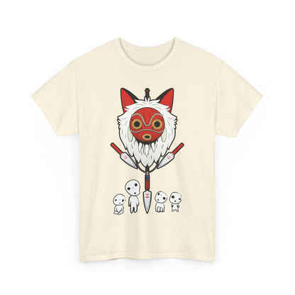 Kodama Princess Mononoke T-Shirt 100% Cotton | Studio Ghibli Anime Tee