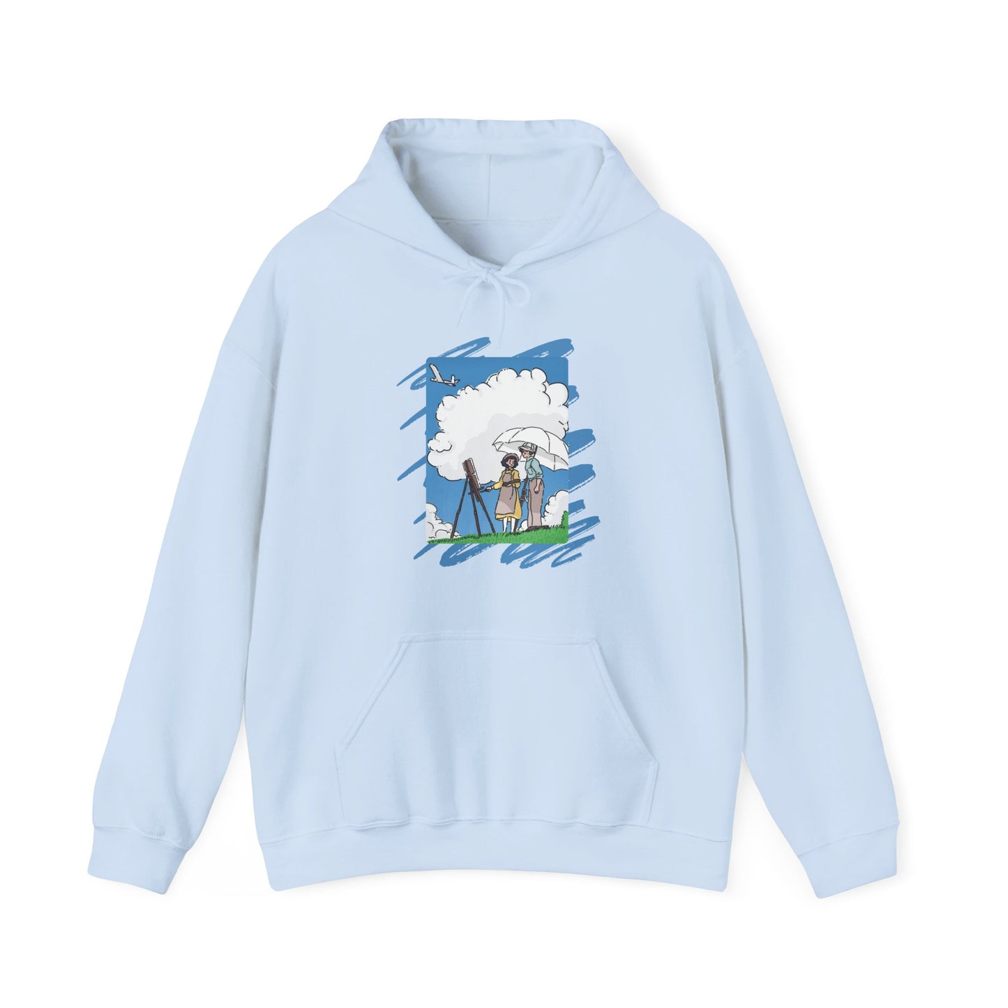 The Wind Rises Studio Ghibli Hoodie – 100% Cotton Anime Pullover for Ghibli Fans