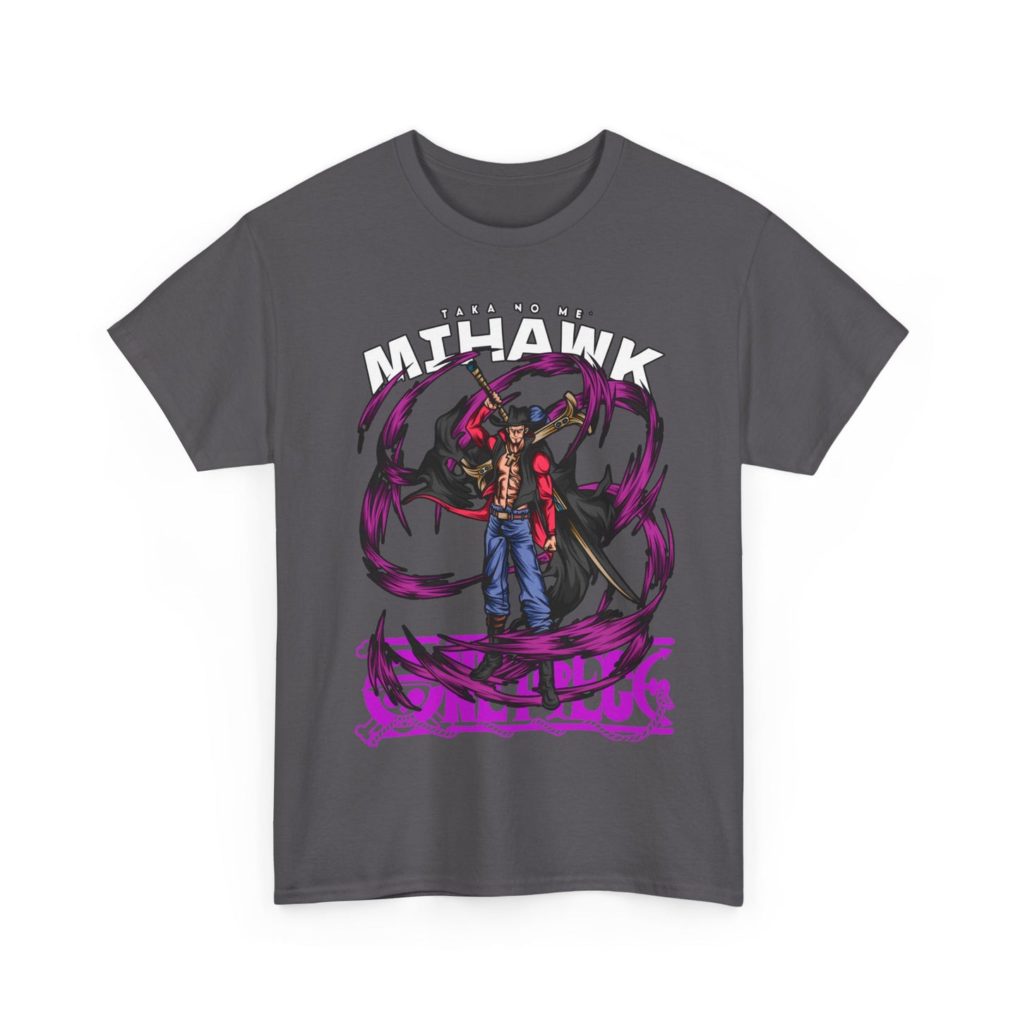 Dracule Mihawk One Piece T-Shirt – 100% Cotton Anime Tee for Warlord Fans