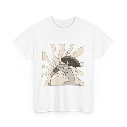 Totoro Eating Shirt – 100% Cotton Ghibli T-Shirt for Anime Fans