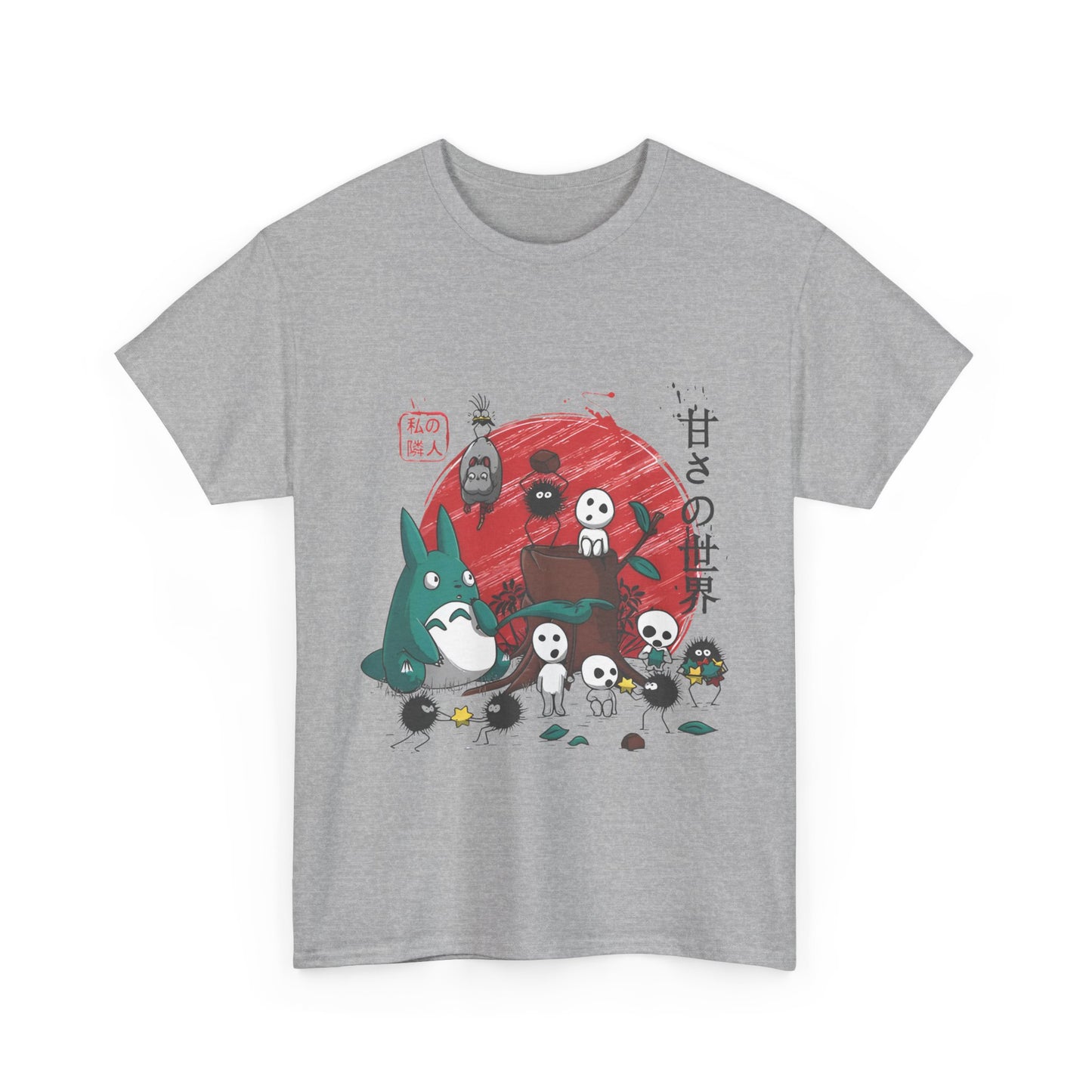 Ghibli Characters T-Shirt – 100% Cotton Anime Tee for Studio Ghibli Fans