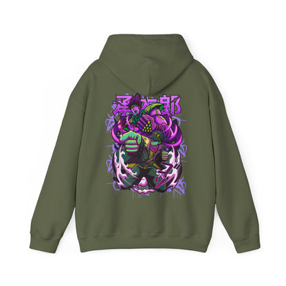 JoJo's Bizarre Adventure Back Print Hoodie – 100% Cotton Anime Hoodie for JoJo Fans