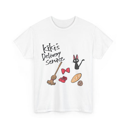 Jiji Cat Ghibli T-Shirt – 100% Cotton Kiki’s Delivery Service Tee
