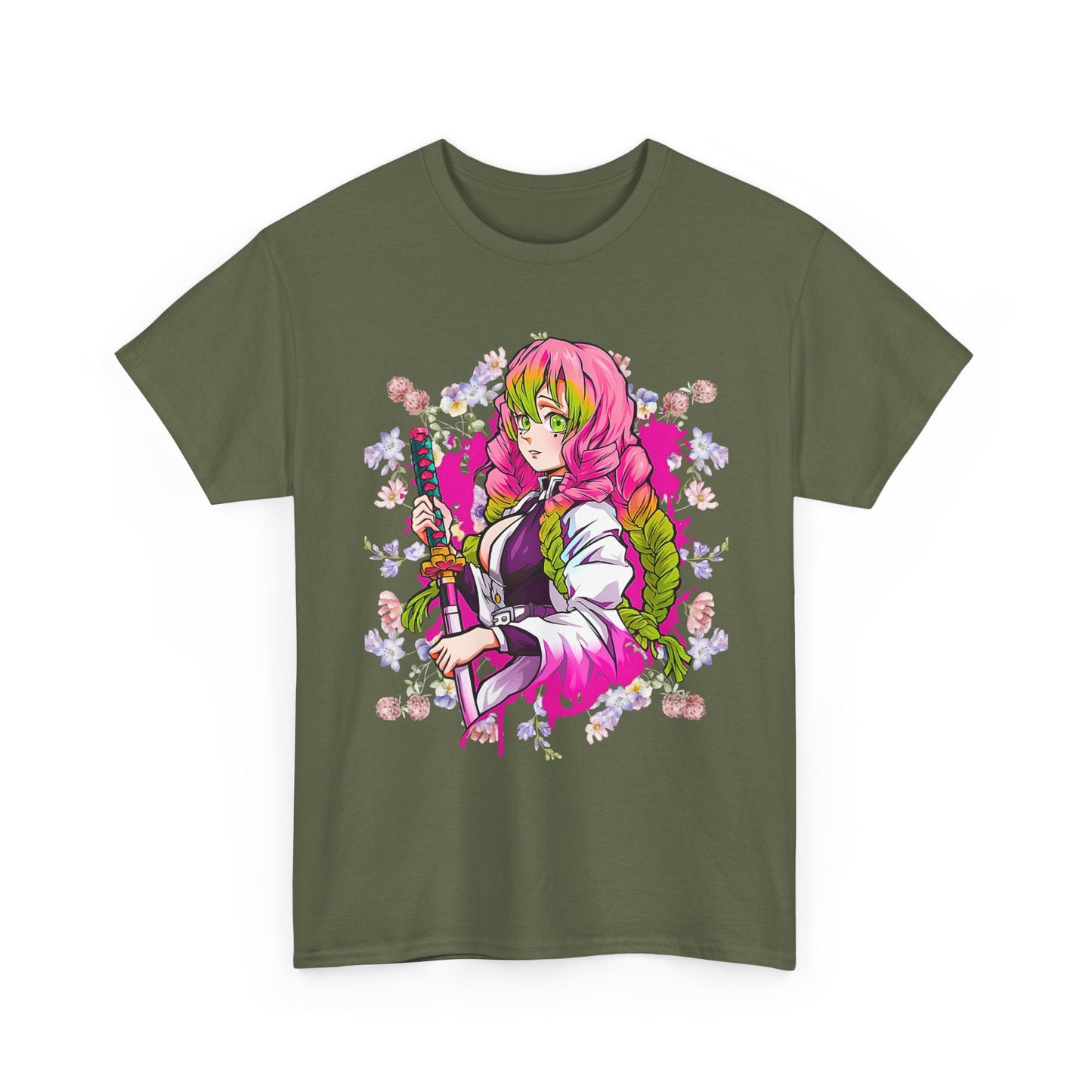 Mitsuri Kanroji Love Hashira T-Shirt | 100% Cotton Demon Slayer Anime Tee