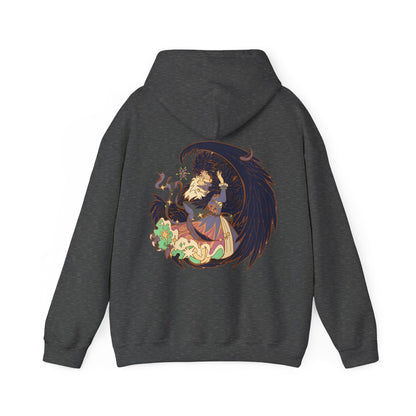 Howl’s Moving Castle Kiss Hoodie | 100% Cotton Back Print Anime Sweatshirt