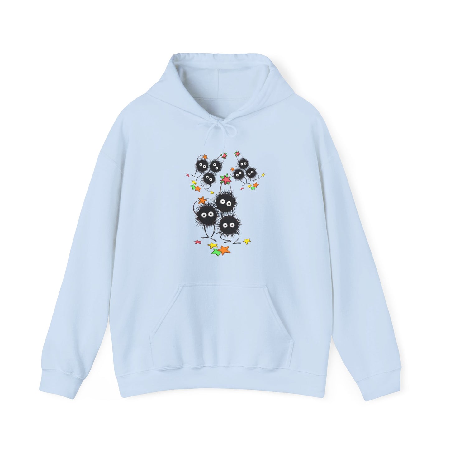 Soot Sprites Fantasy Hoodie – 100% Cotton Anime Hoodie Inspired by Studio Ghibli Magic