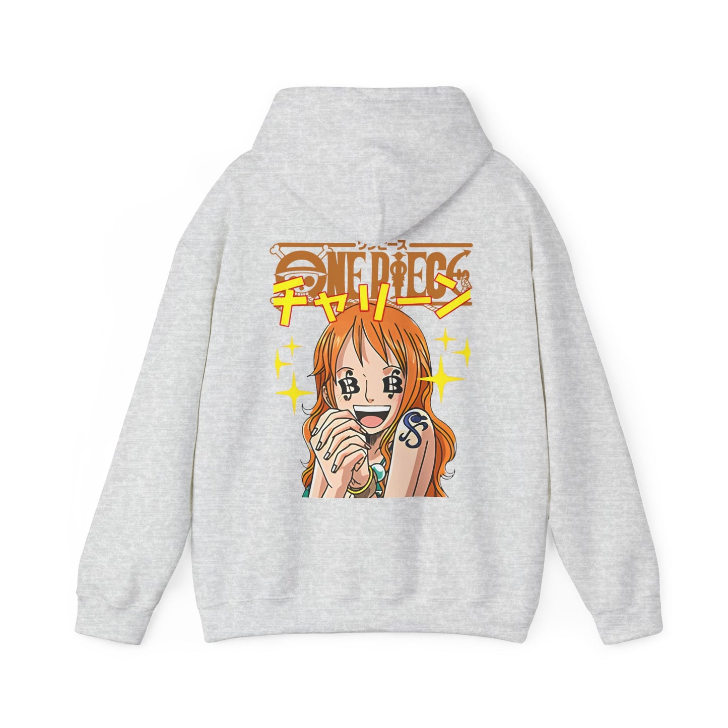 Nami One Piece Back Print Hoodie – 100% Cotton Anime Streetwear for True Fans