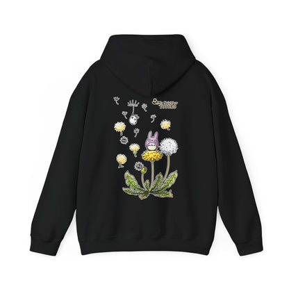 My Neighbor Totoro Woods Hoodie with Back Print – 100% Cotton Studio Ghibli Forest Design