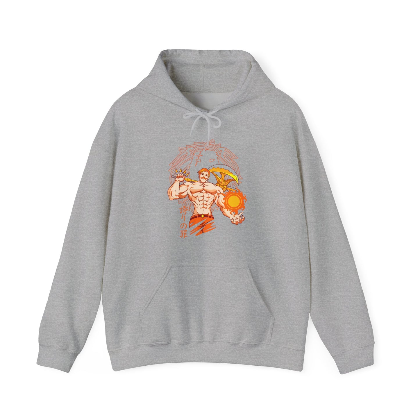 Escanor Seven Deadly Sins Hoodie – 100% Cotton Anime Hoodie for Lion’s Sin of Pride Fans