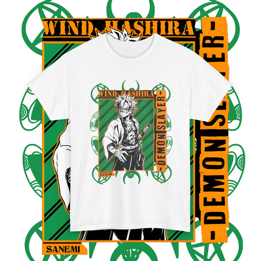Sanemi Shinazugawa Hashira T-Shirt | Demon Slayer | 100% Cotton Anime Tee