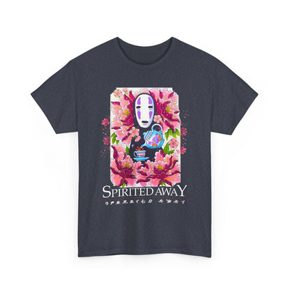 Spirited Away Tea Flowers T-Shirt | 100% Cotton Studio Ghibli Anime Tee