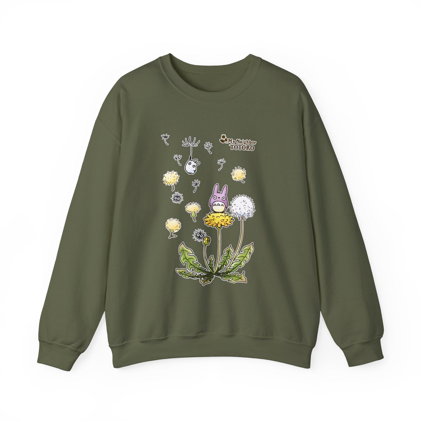 My Neighbor Totoro Woods Sweatshirt – Cozy 100% Cotton Studio Ghibli Forest Pullover
