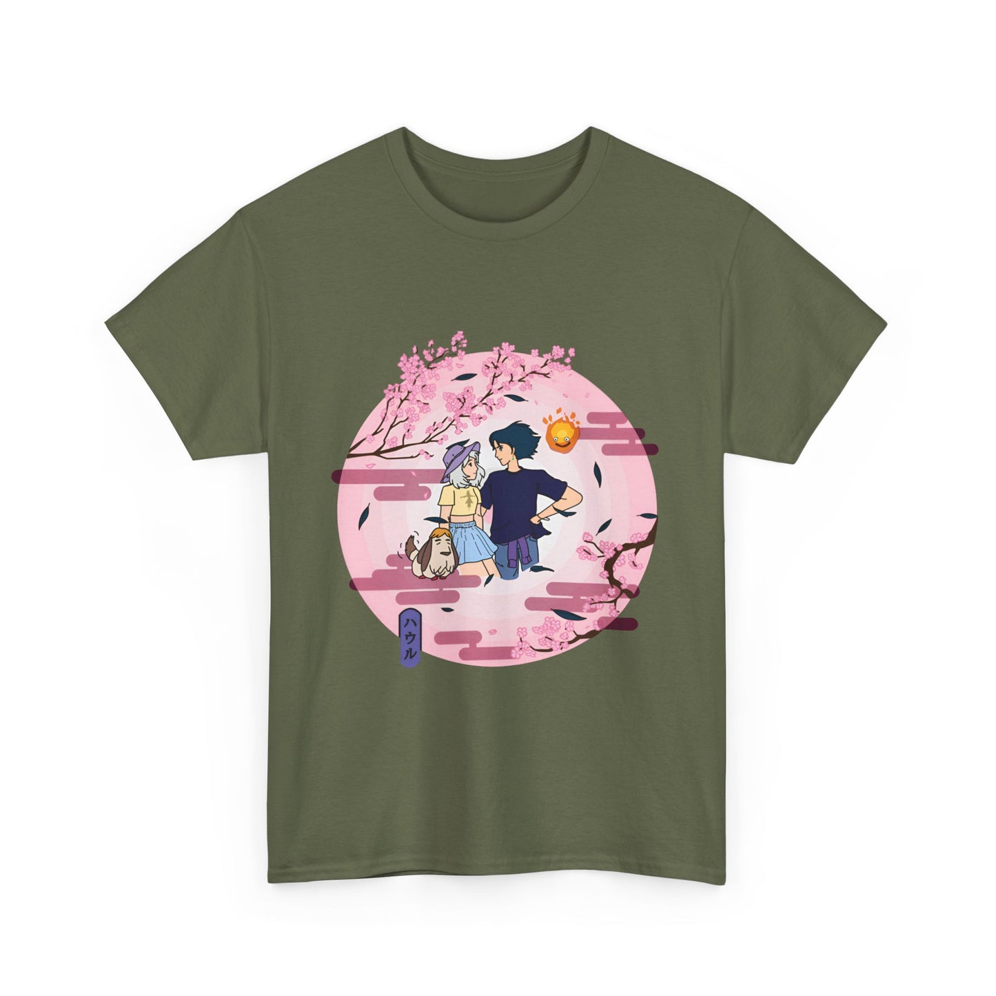 Howl’s Moving Castle T-Shirt 100% Cotton | Studio Ghibli Anime Tee