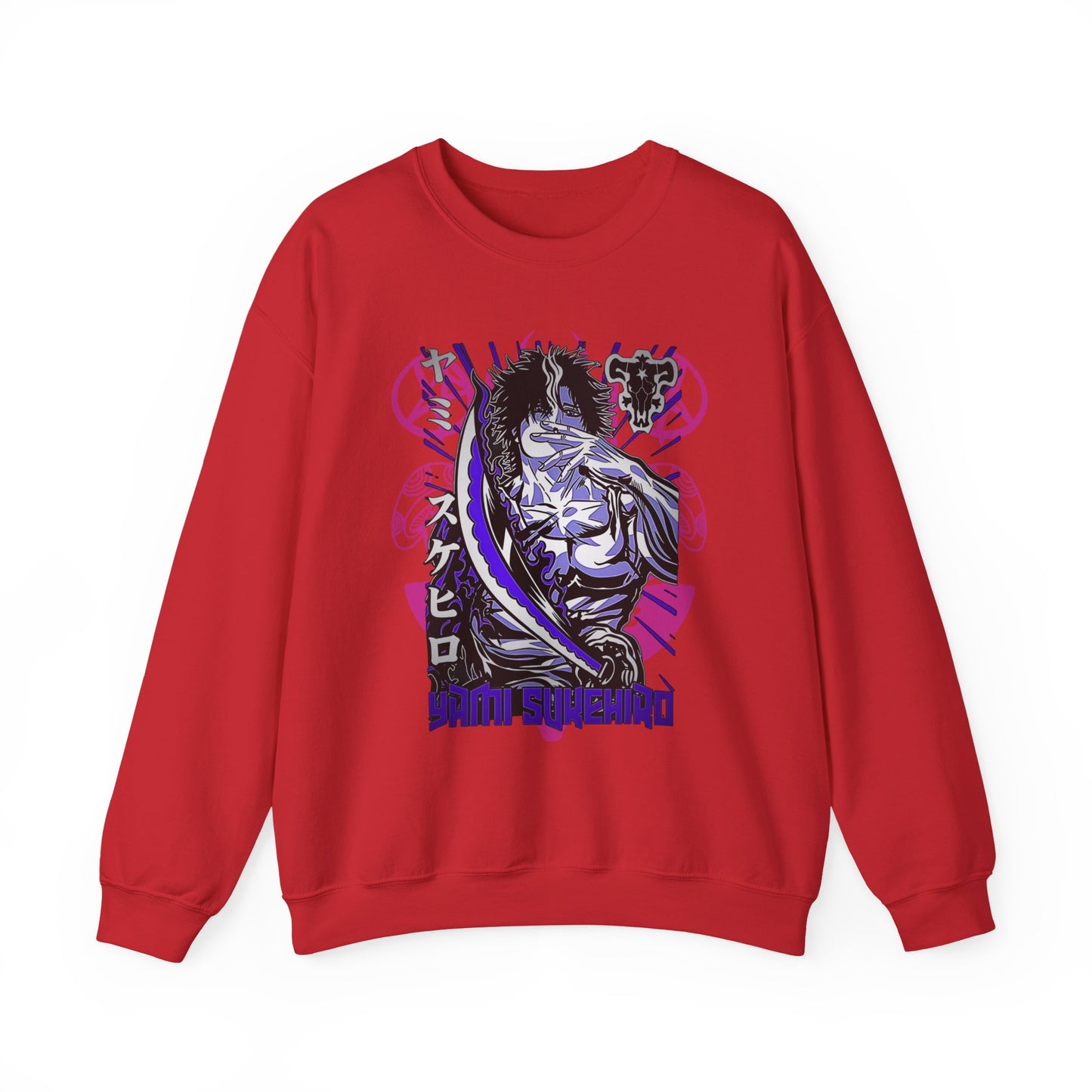 Yami Sukehiro Black Clover Sweatshirt – 100% Cotton Anime Pullover for True Fans