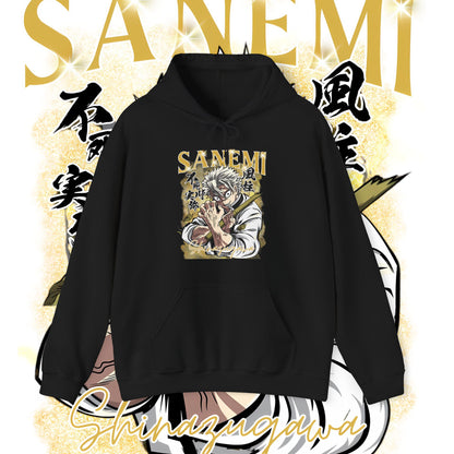Sanemi Shinazugawa Hashira Hoodie – Premium 100% Cotton Anime Streetwear