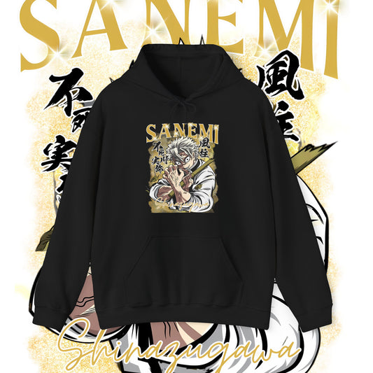 Sanemi Shinazugawa Hashira Hoodie – Premium 100% Cotton Anime Streetwear
