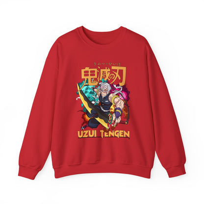 Uzui Tengen Demon Slayer Sweatshirt – 100% Cotton Anime Pullover for Stylish Kimetsu no Yaiba Fans