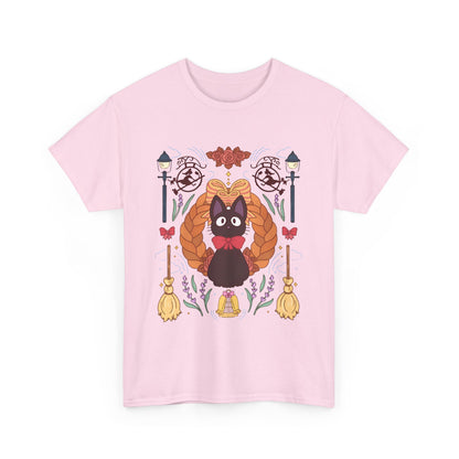 Jiji Collage T-Shirt – 100% Cotton Studio Ghibli Cat Tee