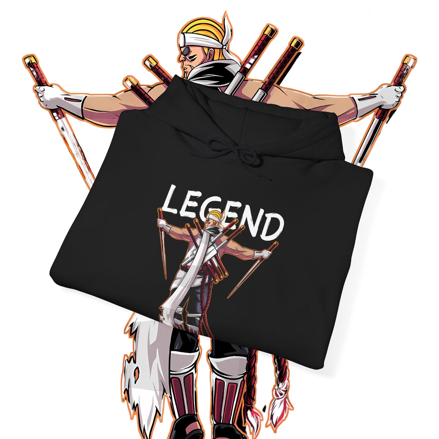 Killer Bee Naruto Hoodie | 100% Cotton Anime Streetwear