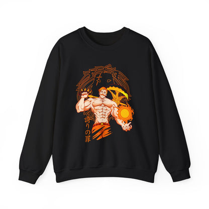 Escanor Seven Deadly Sins Sweatshirt – 100% Cotton Anime Pullover for Lion’s Sin of Pride Fans