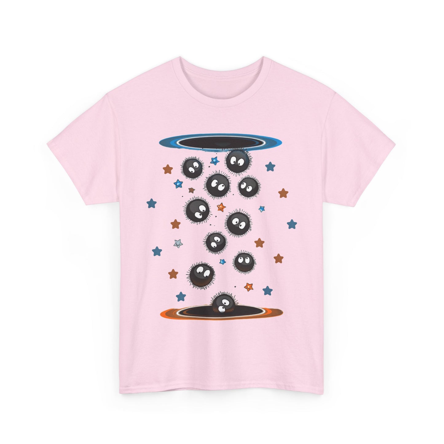 Soot Sprites Portal T-Shirt 100% Cotton Studio Ghibli Anime Tee